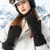 Qunature Full Length Ski Gloves Size M - Black