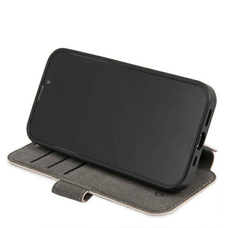 Guess etui do iPhone 13 Pro Max 6,7" GUBKP13X4GMGPI różowy book case 4G Big Metal Logo