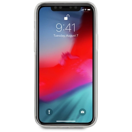 Guess GUHCP12SPCUCHBK iPhone 12 mini czarny/black hardcase Gold Chain Collection