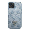 Case IPHONE 13 MINI Guess Hardcase 4G Triangle Logo Cardslot (GUHCP13SP4TPB) blue