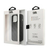 Original Handyhülle IPHONE 13 PRO Karl Lagerfeld Hardcase Perforated Allover (KLHCP13LPTLK) schwarz