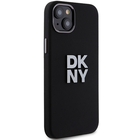 DKNY DKHCP15MSMCBSK iPhone 15 Plus / 14 Plus 6.7" czarny/black hardcase Liquid Silicone Metal Logo