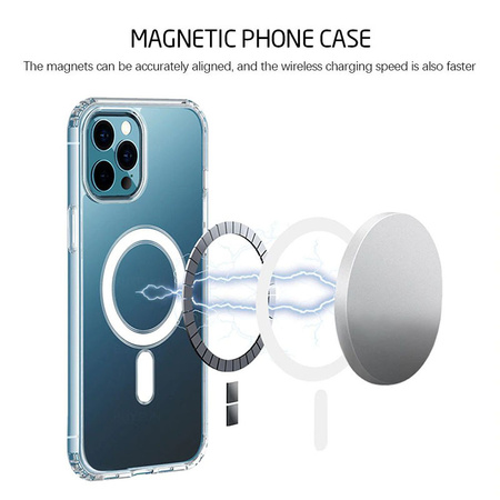 TEL PROTECT MagSilicone Case do Iphone 14 Pro Przezroczysty