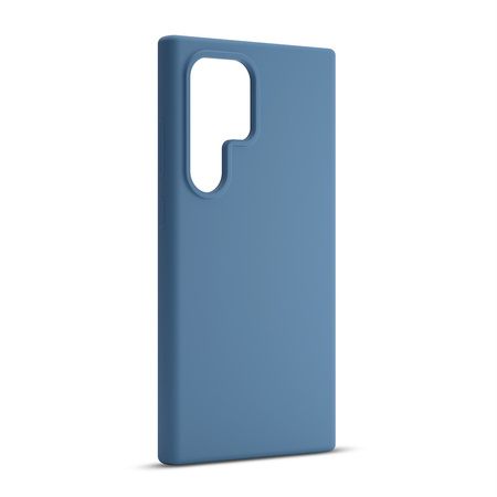 Nakładka Etteri Silicone Case do Samsung Galaxy S24 Ultra ciemnoniebieska
