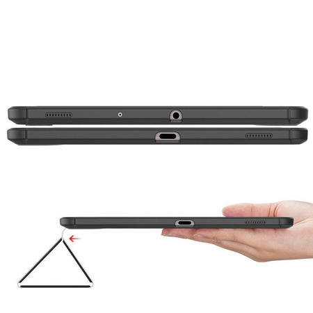 Dux Ducis Toby armored tough Smart Cover for Samsung Galaxy Tab S6 Lite with a holder for stylus pen black