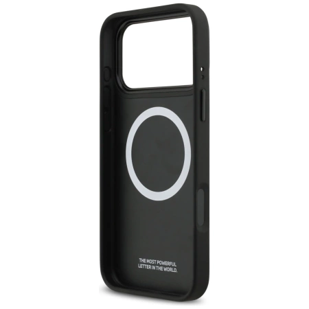 Etui BMW M Quilted Logo MagSafe na iPhone 17 Pro Max - grafitowe