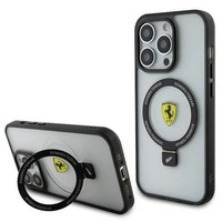 Ferrari FEHMP15LUSCAH iPhone 15 Pro 6,1" transparentes Hardcase Ring Stand 2023 Collection MagSafe