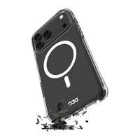 Puro Impact Clear D3O TPU+PC Case Compatible with MagSafe for iPhone 17 Pro Max - Transparent