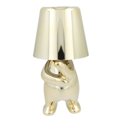 Lampka nocna GOLD MAN Art Deco stojący (wzór 3) MLTL