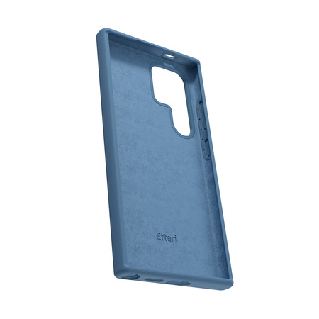 Nakładka Etteri Silicone Case do Samsung Galaxy S24 Ultra ciemnoniebieska