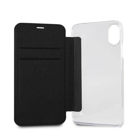 Oryginalne Etui IPHONE X / XS Karl Lagerfeld Book Valentine czerwone