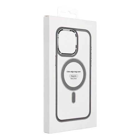 Futerał COLOR EDGE MAG COVER kompatybilny z MagSafe do IPHONE 17 Pro tytanowy szary