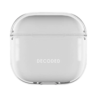 Etui Decoded Silicone Aircase na AirPods 4 - przezroczyste