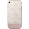 Guess GUHCI8G4GLPI iPhone 7/8/SE 2020/ 2022 rosa/rosa Hartschale 4G Stripe Collection