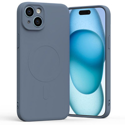 Mercury Semi-Silicon Magsafe Iphone 15 Plus , SIERRA BLUE / NIEBIESKI