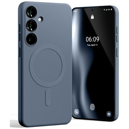 Mercury MagSafe Semi-Silicone Sam S25+ S936 granatowy /sierra blue