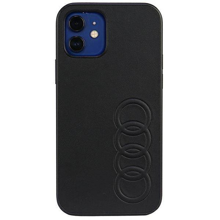 Audi Kunstleder iPhone 11 Pro 5,8" schwarz/schwarz Hardcase AU-TPUPPCIP11-TT/D1-BK