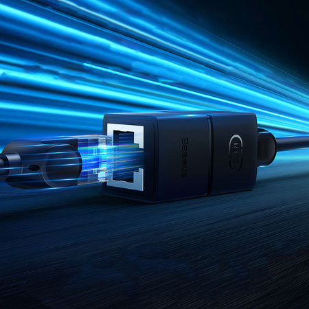 Baseus AirJoy Series Ethernet-Kabelstecker RJ-45 2 Stück - schwarz