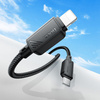 Kabel USB C do Lightning Hoco PD 27W 1 m X113 czarny