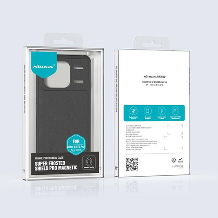 Schutzhülle XIAOMI REDMI K70 / K70 PRO / POCO F6 PRO Nillkin Super Shield Pro Magnetic schwarz