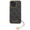 Guess GUHCP14XGF4GGR iPhone 14 Pro Max 6.7&quot; grey/grey hardcase 4G Charms Collection