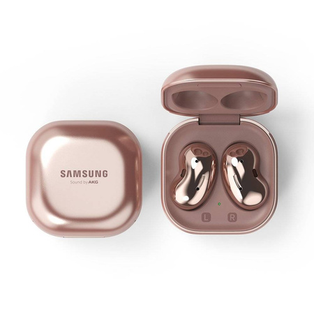 Ringke Hinge Case wytrzymałe etui case na słuchawki Samsung Galaxy Buds Live / Galaxy Buds Pro + karabińczyk przezroczysty (ACEC0020)