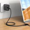 Acefast kabel USB Typ C - USB Typ C 2m, 100W (20V/5A) czarny (C6-03 Black)