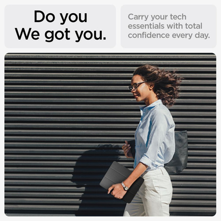 Spigen Urban Fit Hülle für iPad Air 10,9'' 4/5 2020-2022 / 11,6'' 2024 – Schwarz