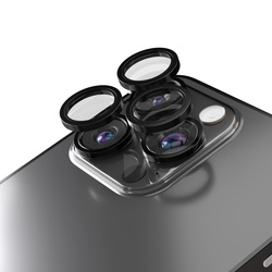 Etteri szkło na aparat do iPhone 15 Pro / 15 Pro Max czarny