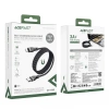 Kabel Acefast C11-04 USB-A - USB-C 3A 1,2 m w magnetycznym oplocie - czarny