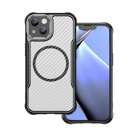Nakładka Defender Carbon Mag do iPhone 17 Air 6,6" czarna
