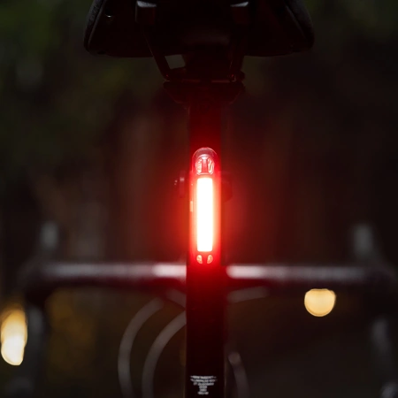 Wozinsky WSBLB2 USB-C Fahrradlicht-Set vorne (400 lm) und hinten, Schwarz