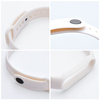 Pasek / opaska silikonowa do smart band Xiaomi Mi Band 5 / 6 / 7 kremowy (11)
