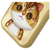 Nimmy etui iPhone 16 Pro Max 6.9" khaki   Big Eyed Pet 2.0 Cat