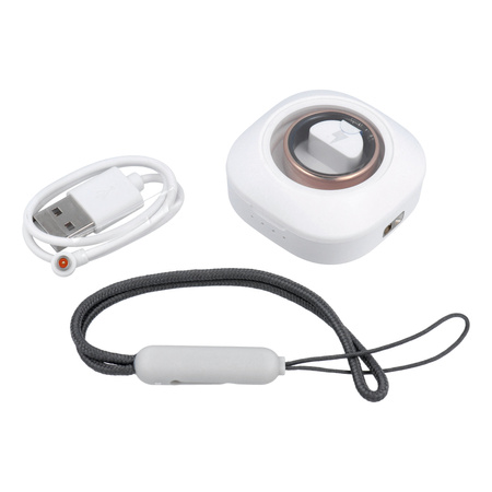 Smart Ring R11M- inteligentny pierścień ze stali ze stacją ładującą rozmiar 7 (17,3mm) złoty