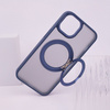 Nakładka Mag Ring Rotating do iPhone 12 / 12 Pro 6,1" granatowa