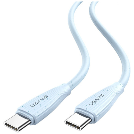 Kabel USAMS Green Series SJ716 60W USB-C do USB-C 1m różowy