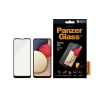 PanzerGlass E2E Super+ antibakterielles Panzerglas für Samsung Galaxy A02s – mit schwarzem Rahmen