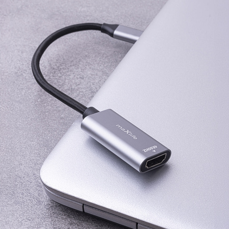 Maxlife adapter MXHC-01 HDMI - USB-C 4K 60HZ czarny
