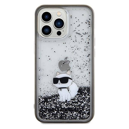 Karl Lagerfeld nakładka do iPhone 13 Pro 6,1" KLHCP13LLKCNSK HC LIQ. GLITTER C transparentna
