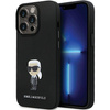 Karl Lagerfeld nakładka do iPhone 13 Pro 6,1" KLHCP13LSMHKNPK czarna HC Silicone Ikonik Metal Pin
