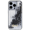 Etui Guess Sequin Script Metal na iPhone 15 Pro Max - srebrne