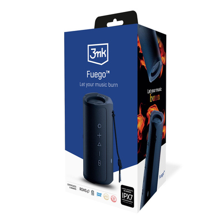Głośnik 3mk Fuego bezprzewodowy Bluetooth - czarny