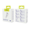Allity ładowarka sieciowa GaN PD QC ATC-01-20WAC 1x USB-C 1x USB-A 20W biała