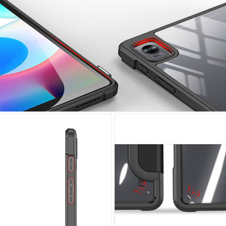 Dux Ducis Toby Armored Flip Smart Case for Realme Pad Mini with Stylus Holder Black