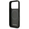 Mercedes Leather Vintage Logo MagSafe Case for iPhone 17 Pro - Black