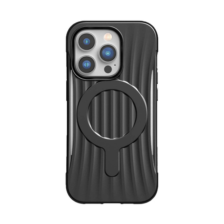 Raptic X-Doria Clutch Case iPhone 14 Pro mit MagSafe Rückseite schwarz