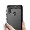 Carbon Case Flexible Schutzhülle Motorola Moto E7i Power schwarz