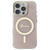 Original Case IPHONE 16 PRO Guess Hardcase IML 4G MagSafe (GUHMP16LH4STP) pink