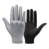 Rockbros Breathable Full Finger Cycling Gloves, Size: M - Gray